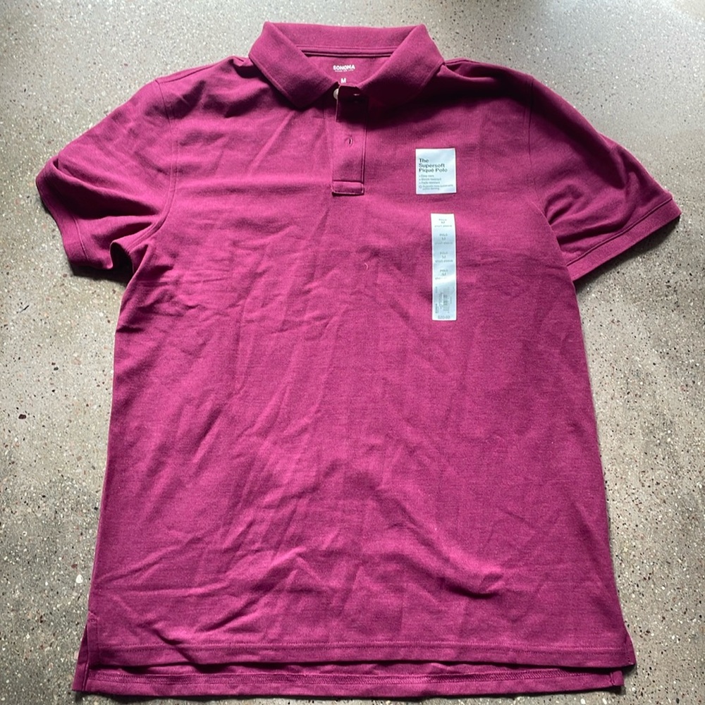 M men’s polo Kohl’s Sonoma new with tags